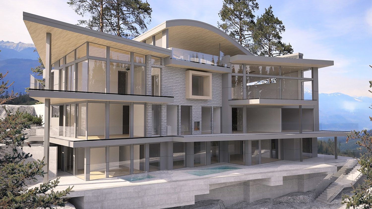 In progress - luxury custom home